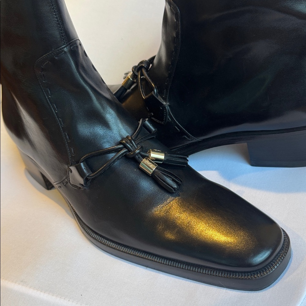 YSL Johnny Boot (Yves Saint Laurent)(Vintage Tom Ford YSL) Sz 41 (unisex) - Picture 2 of 14